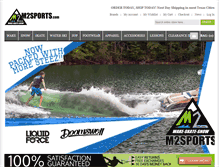 Tablet Screenshot of m2sports.com